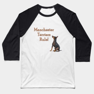 Manchester Terriers Rule! Baseball T-Shirt